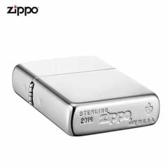 Bật lửa zippo bạc nguyên khối Armor Sterling Silver Z188