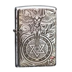 Zippo Bạc Khối Hoa Văn Thiên Thần Hộ Mệnh BK20
