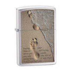 Zippo  In Dấu Chân Trên Cát Footprint In Sand Z39
