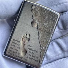 Zippo  In Dấu Chân Trên Cát Footprint In Sand Z39