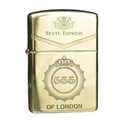Zippo Armro khắc 555 vàng bóng ZK161