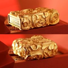Zippo Bọc Phù Điêu Hoa Văn Cổ Điển Mạ Vàng ZN179