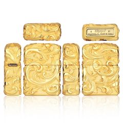 Zippo Bọc Phù Điêu Hoa Văn Cổ Điển Mạ Vàng ZN179