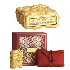 Zippo Bọc Phù Điêu Hoa Văn Cổ Điển Mạ Vàng ZN179