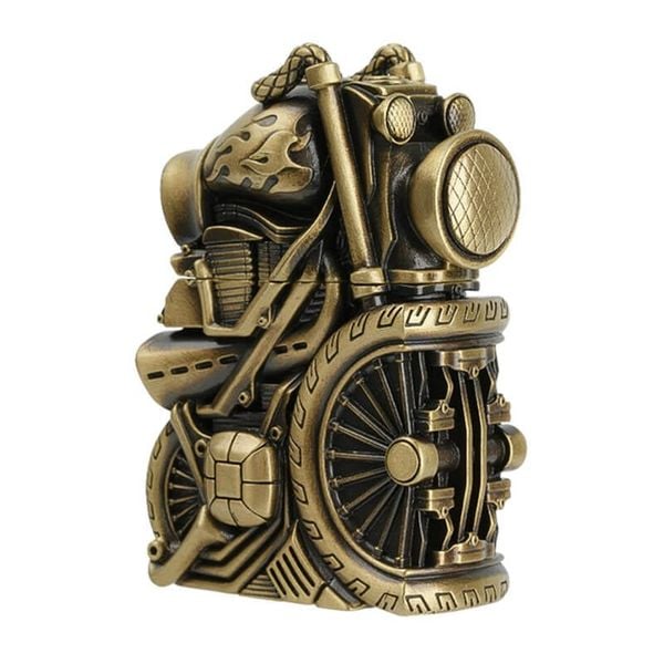 Set Zippo Chủ Đề Xe Máy Cổ Vintage  Motorcycle Free ZN384
