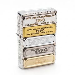 Zippo 2 Đáy Bottomz Up Ốp Mộc Đáy Các Thời Kỳ ZN373