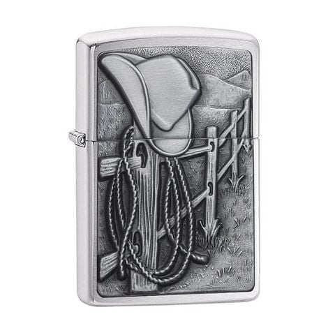 Bật lửa Zippo Mỹ mũ cao bồi resting cowboy Z101