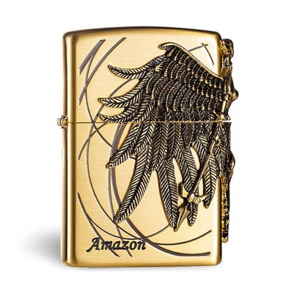 Zippo Ốp Emblem Nữ Chiến Binh Amazon Z03