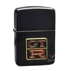 Zippo Tái Bản 1941 Đen Bóng Ốp Emblem Nissan GTR ZN352
