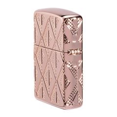 Zippo Armor Khắc Hoa Văn Ốp Kim Cương Geometric Diamond Z19