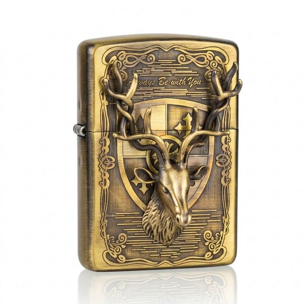 Bật lửa Zippo hình hươu nổi bản Armor ZD16