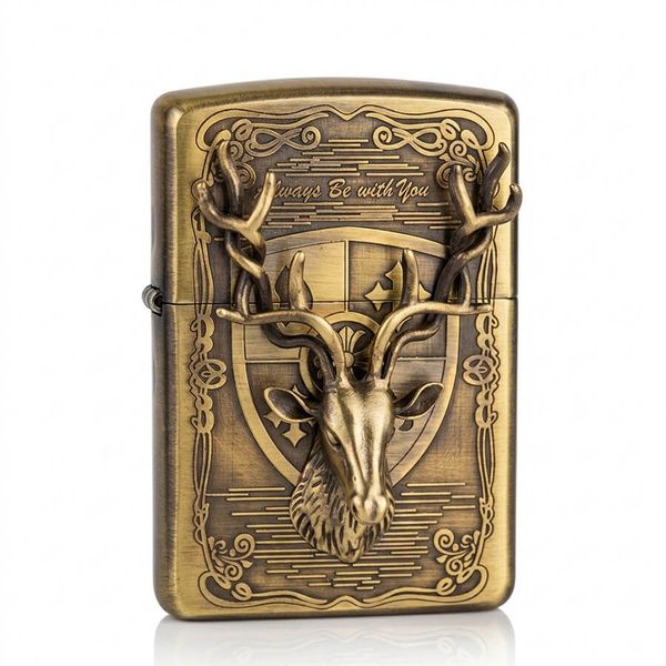 Bật lửa Zippo hình hươu nổi bản Armor ZD16