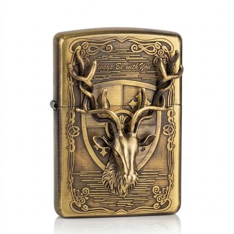 Bật lửa Zippo hình hươu nổi bản Armor ZD16
