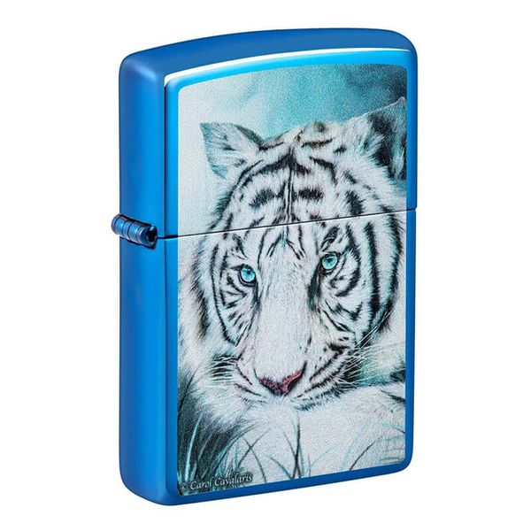Zippo Tác Phẩm Bạch Hổ Của Carol Cavalaris Z107