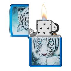 Zippo Tác Phẩm Bạch Hổ Của Carol Cavalaris Z107