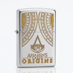 Zippo Satin Khắc Chủ Đề Game Assasin's Creed Origins Z312