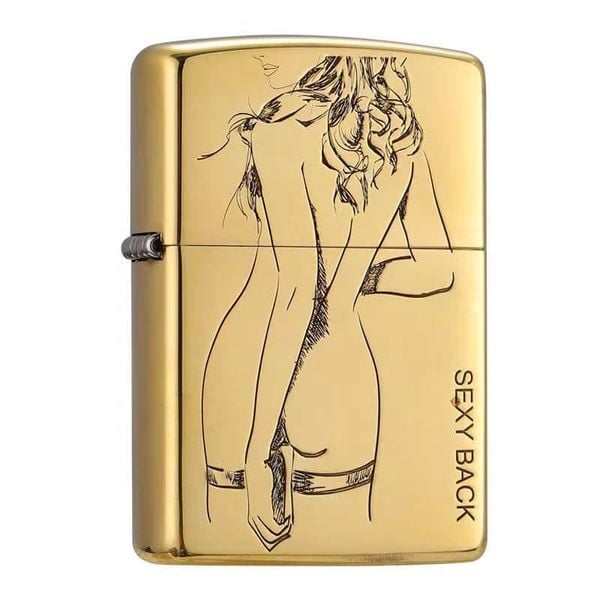 Bật lửa zippo Mỹ in hình cô gái Sexy-back ZN104