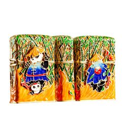 Zippo Vỏ Dày Mạ Vàng Chủ Đề Kung Fu Panda ZN73