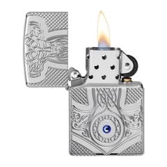 Zippo Armor Búa Thần Mjolnir Mediaval Design Z232