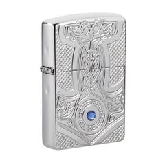 Zippo Armor Búa Thần Mjolnir Mediaval Design Z232
