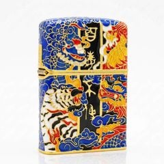 Set Zippo Tứ Tượng Và Vòng Quay Linh Thú 12 Con Giáp ZN203