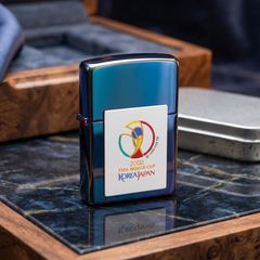 Zippo 2001 Spectrum 7 Màu – Gắn Emblem FIFA World Cup - Bản Sưu Tầm Bóng Đá Hiếm C187