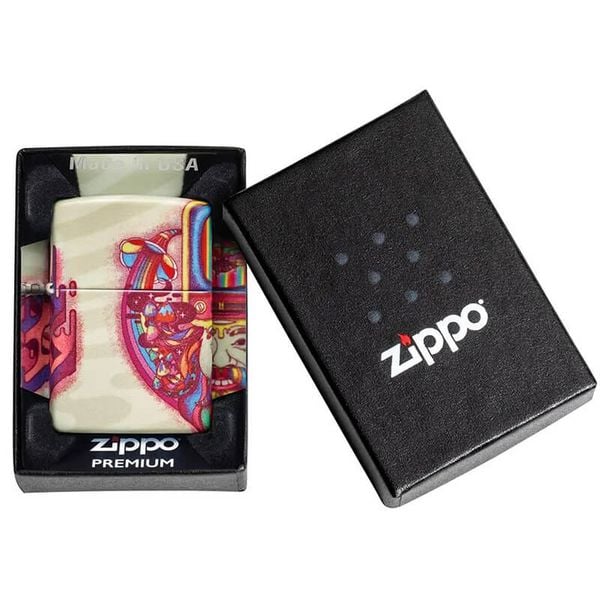 Zippo Sơn Chủ Đề Nghệ Thuật Ảo Giác Trippy Design Z397