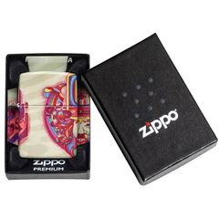 Zippo Sơn Chủ Đề Nghệ Thuật Ảo Giác Trippy Design Z397