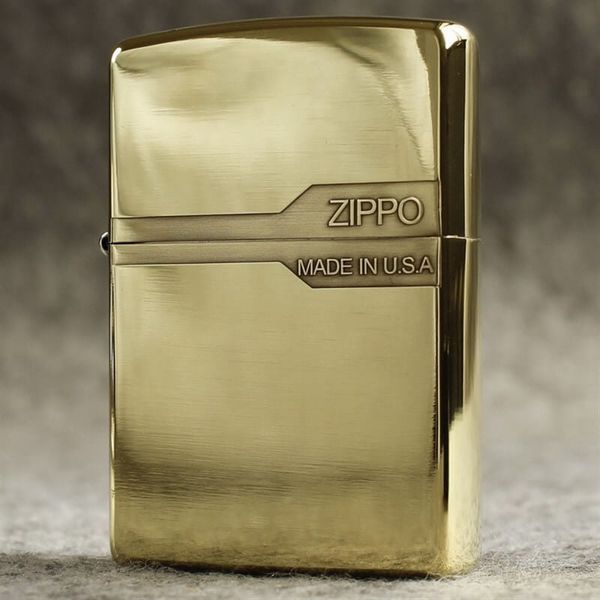 Zippo Vàng Trơn Số Giới Hạn Smooth Gold Plate ZN131