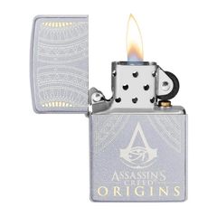 Zippo Satin Khắc Chủ Đề Game Assasin's Creed Origins Z312