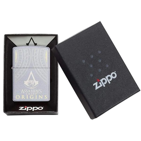 Zippo Satin Khắc Chủ Đề Game Assasin's Creed Origins Z312