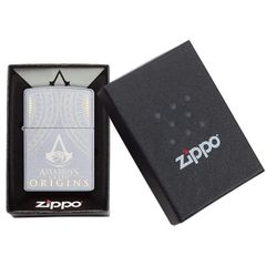 Zippo Satin Khắc Chủ Đề Game Assasin's Creed Origins Z312