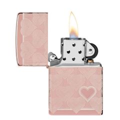 Zippo Trái tim Tình Yêu Heart Design Z326