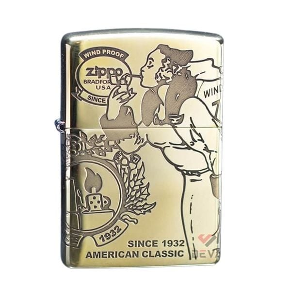 Bật lửa Zippo cô gái Wind Proof Z162