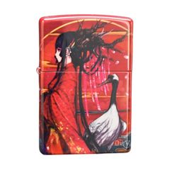 Zippo Hộp Mica Sơn Chủ Đề Hoạt Hình Cô Gái Mặc Hán Phục ZN124