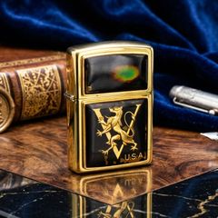 Zippo 1994 Emblem Đổi Màu Độc Lạ – Đời X La Mã – Bản Sưu Tầm Hiếm C61