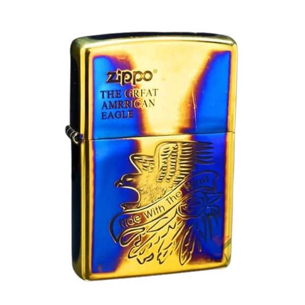 Zippo Đồng Cháy Khắc Đại Bàng The Great American Eagle ZN286