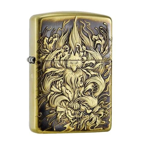 Zippo Armor Khắc Cáo 9 Đuôi Cửu Vĩ Hồ Ly ZD74