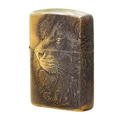 Set Zippo Armor Khắc Nổi Sư Tử 3D ZD62