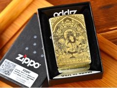 Zippo Khắc Đức Phật Bạch Độ Mẫu Tara Trắng ZN28