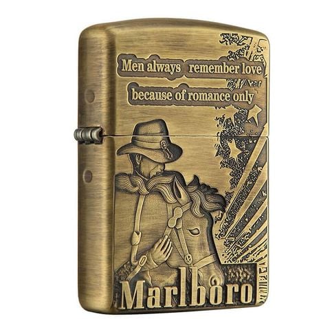 Zippo Armor Khắc Chàng Cao Bồi Marlboro Bản Giới Hạn ZD45