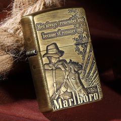 Zippo Armor Khắc Chàng Cao Bồi Marlboro Bản Giới Hạn ZD45