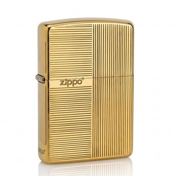 Zippo Khắc Các Đường Kẻ Sọc Ngang Dọc ZN393