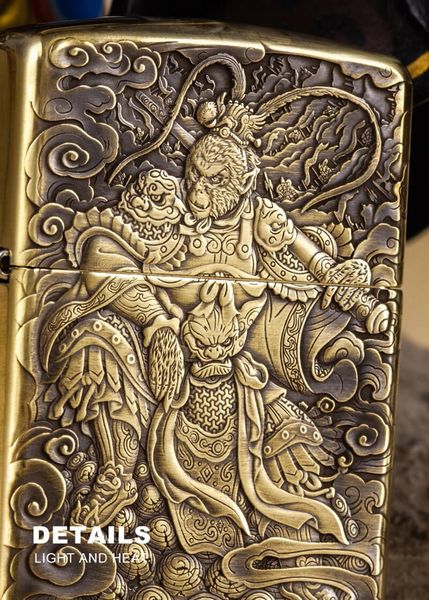 Set Zippo Armor Khắc Nổi Tôn Ngộ Không 3D ZD67