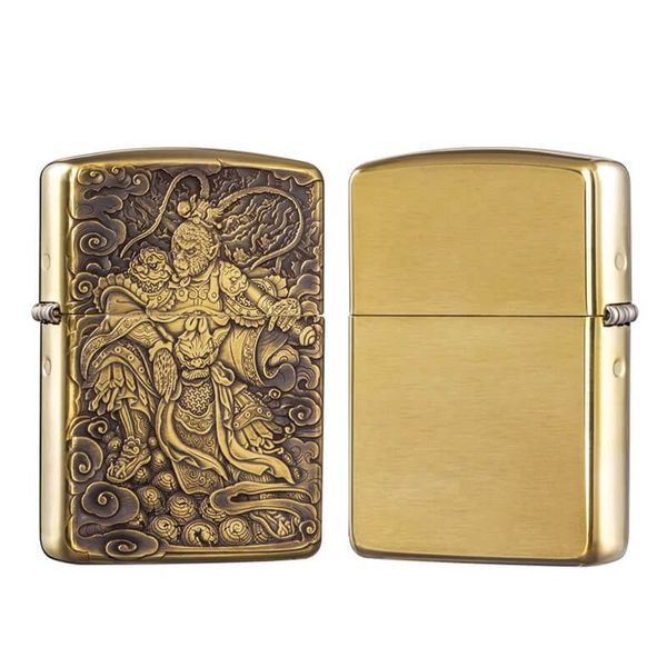Set Zippo Armor Khắc Nổi Tôn Ngộ Không 3D ZD67