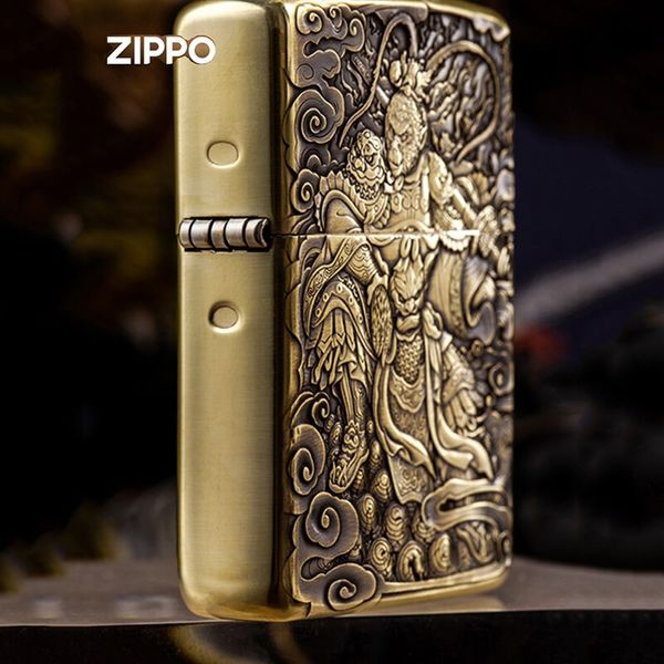 Set Zippo Armor Khắc Nổi Tôn Ngộ Không 3D ZD67