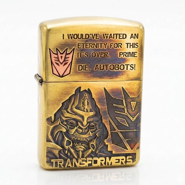 Zippo Armor Khắc Robot Biến Hình Transformers Phe Decepticon ZD51