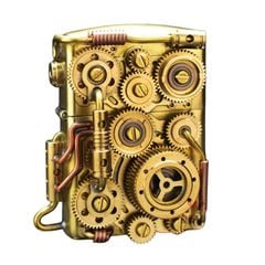 Set Bật Lửa Zippo Armor Phong Cách Steampunk Độc Đáo ZN235
