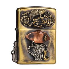 Zippo Ốp Emblem Chủ Đề Cướp Biển Caribean ZD20