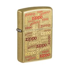 Zippo Vàng Chủ Đề Logo Zippo Design Z173